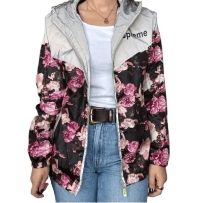 Supreme Floral Waterproof Reflective Windbreaker Size Medium Flawed RARE - Image 1 of 4