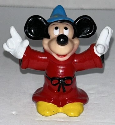 Mickey Mouse Hechiceros Aprendiz Fantasía PVC Figura Juguete Disney World Foto 1 de 4