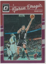 2016-17 Panini Donruss Optic Purple Holo Prizm #41 Goran Dragic Heat