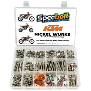 KTM Nickel Wurks Bolt Kit SX SXF EXC XC by Specbolt – Titanium Style Fasteners - Bild 1 von 10