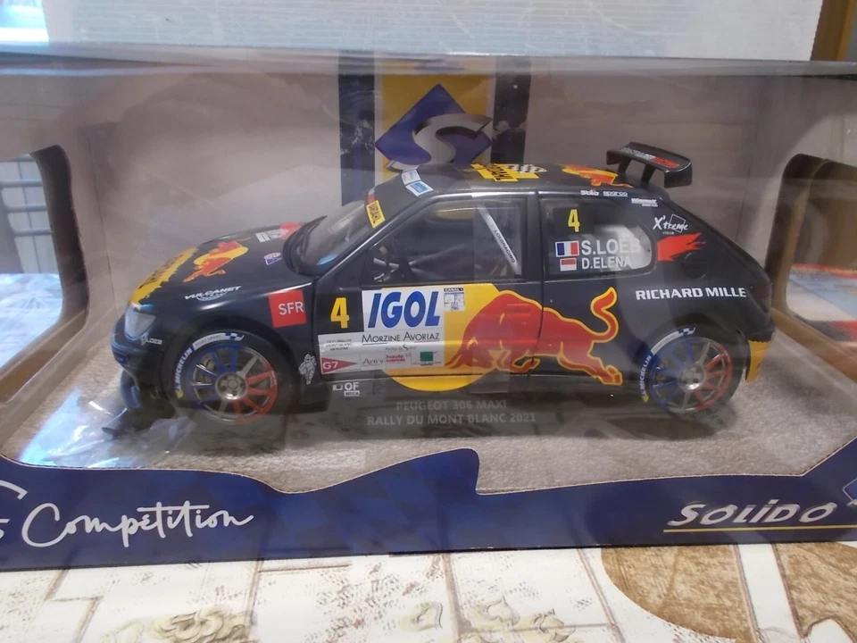 solido 1/18 peugeot 306 loeb-elena 2021 - Immagine 1 di 3