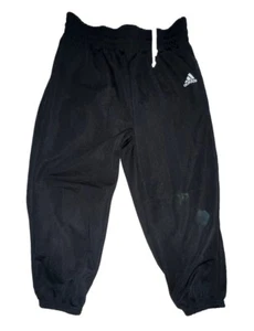 Adidas Boys Black Climalite Baseball Pants Elastic Waist Knickers Size Small S - Picture 1 of 9