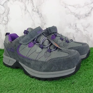 Peter Storm Walking Boots Size 2 Kids Mountain Waterproof Shoes Hiking Leather - Picture 1 of 11