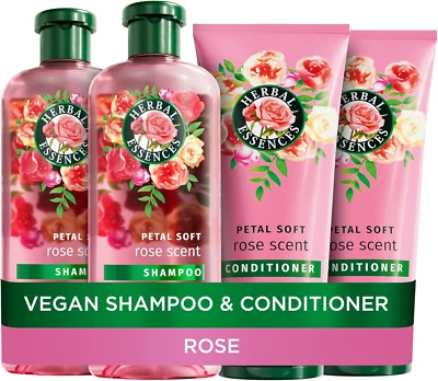 PROCTER & GAMBLE Herbal Essences Rose Shampoo & Conditioner Shampoo 2X350Ml, Conditioner 2X250Ml