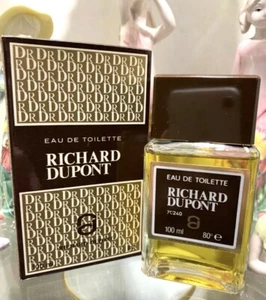 VINTAGE PROFUMO RICHARD DUPONT EDT SPLASH - 100 ML UOMO VINTAGE MEN PERFUMES - Picture 1 of 3