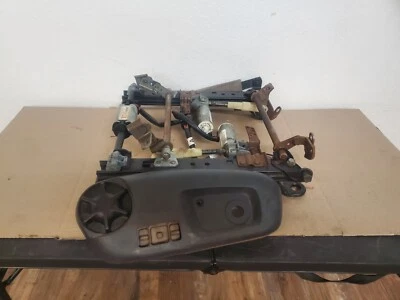 98 99 00 01 02 03 Dodge Durango Asiento Eléctrico Pista Manual Lumbar Negro Driver LH Foto 1 de 4