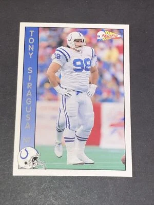 1992 Pacific Football Card #451 Tony Siragusa - Image 1 of 2