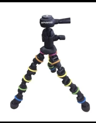 Trípode Polaroid Cámara Envoltura a Presión Flexi Color con Cabezal de Bola Giratorio 360° Flexible Foto 1 de 4