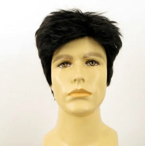 Herrenperücke Naturhaar schwarz Ref. BENOIT 1B - Bild 1 von 8