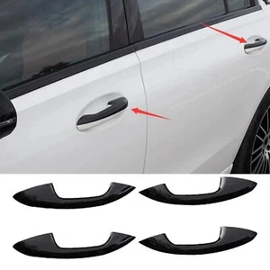 ABS Gloss Black Door Handle Trim Cover For Benz W205 W213 X253 C E GLC Class - Bild 1 von 6