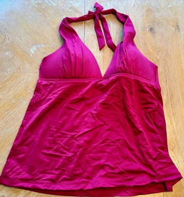 MOSSIMO TOP TANKINI HALTER COPA MOLDEADA MUJER BORGOÑA TALLA PEQUEÑA ¡NUEVO CON ETIQUETAS! Foto 1 de 2