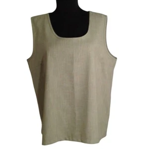 Tanner Street Gr. 18 Tanktop grün ärmellos Lagenlook Freizeitkleidung Lagenlook - Bild 1 von 7