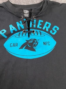 Carolina Panthers Sweater Large Black NFL Team Apparel Football Womens Adult - Picture 1 of 10
