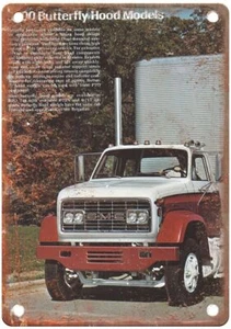 Vintage 1979 GMC Brigadier Auto Werbung Reproduktion Retro Look Blechschild A1261 - Bild 1 von 2