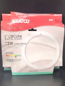 Satco Lighting S6500 Single 22 Watt White T9 Shaped 4-Pin - White - Picture 1 of 6