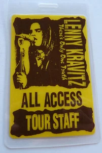 Lenny Kravitz Only One Truth 1991 Konzert Tour Personal Backstage Pass Laminat D26 - Bild 1 von 2