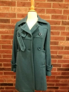 SAKS FIFTH AVENUE OFF 5TH WOMEN'S WOOL-BLEND COAT BEAUTIFUL BLUE SIZE: XS - Picture 1 of 7