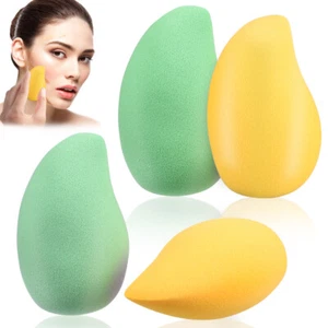 4 Stück Beauty Ei Mädchen Puderquaste Make up Schwämme für Foundation Miss - Bild 1 von 11