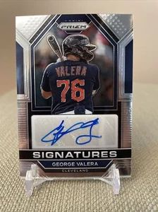 2023 Prizm Signatures Auto #SIG-GV George Valera Autograph Cleveland Guardians - Picture 1 of 3