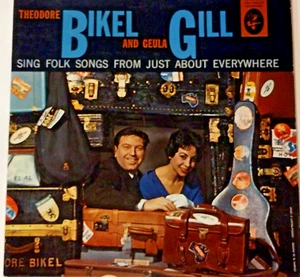 LP Theodore Bikel And Geula Gill singen Volkslieder (1959, 33 1/min, Vinyl, ELEKTRA) - Bild 1 von 4