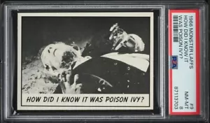 1966 Monster Laffs How Did I Know It Was Poison Ivy #9 PSA 8 - Bild 1 von 2