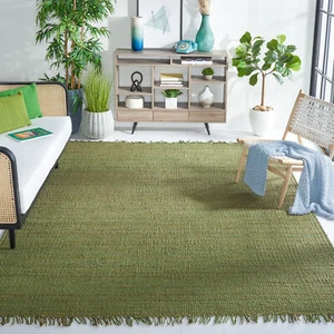 Safavieh Hand Woven Natural Fiber Collection Green Area Rugs - NF368G - Picture 1 of 24