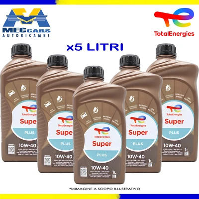 5 LT TOTAL CLASSIC 10W40 OLIO MOTORE SINTETICO BENZINA DIESEL GPL ACEA A3/B4 - Immagine 1 di 4