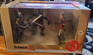 SCHLEICH NATURE SET KNIGHTS ARMOR 40959 NEW SEALED Germany