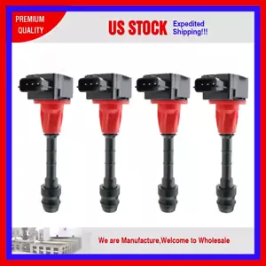 4PC Ignition Coil JNS2917 for Nissan Micra 1.4L DMB932 - Picture 1 of 4