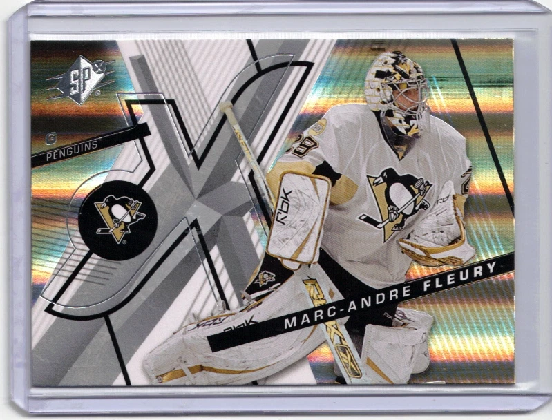 MARC-ANDRE FLEURY 08/09 UD Upper Deck SPX #19 Hockey Card Pittsburgh Penguins - Image 1 of 2