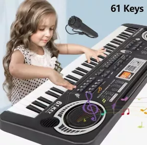 Elektronische Klavier, Klaviertastatur, 61 Tasten E Keyboard, digitaler Tastatur - Bild 1 von 9