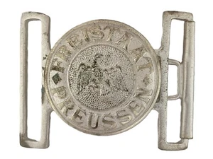 GENUINE & ORIGINAL Post WWI German Prussian State Police Officers belt buckle - Picture 1 of 2