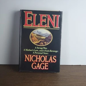 Eleni Nicholas Gage 1983 Hardcover Book Novel Nonfiction Biographical WW2 Greece - Foto 1 di 5
