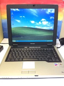 Vintage)TOSHIBA TECRA A2 14.1"Laptop Intel Pentium M 1.4GHz 512MB 40GB HDD WinXP - Picture 1 of 11