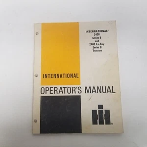 International 2400 Series B & 2400 Lo-Boy Series B Tractors Operator's Manual - Picture 1 of 8