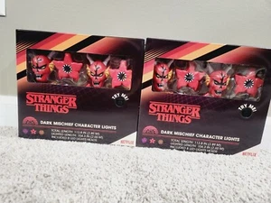 2X Stranger Things Dark Mischief Character Lights & Sound Eddie Demagorgon Decor - Picture 1 of 6