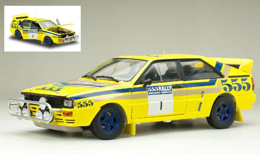 Modellino auto rally scala 1:18 SunStar AUDI QUATTRO A2 RALLYE HONG KONG 1986 - Immagine 1 di 1