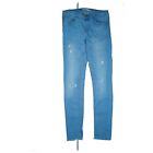 Zara Trafaluc Jeans Pantaloni Superstretch Magro 42 W30 Usedlook Azzurro Sani