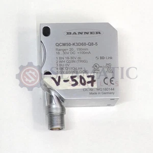 Überschuss neuer Banner Engineering QCM50-K3D60-Q8-5 Farbsensor, V#507 - Bild 1 von 8