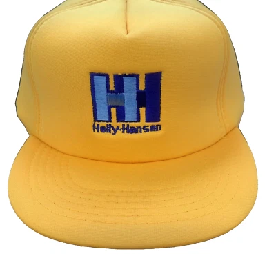 复古 20 世纪 80 年代/90 年代 Helly Hansen 平沿帽 NOS — 第 1/4 张图片