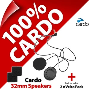 Cardo Scala Rider 32mm Speakers 3.5mm Jack PackTalk SmartPack Freecom Q3 Q1 Qz - Picture 1 of 6