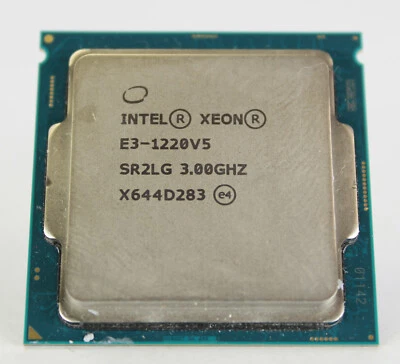 Intel Xeon E3-1220 V5 3.0 GHz 8MB 8GT/s SR2LG LGA1151 Quad Core Processor - Image 1 of 2