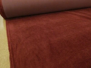 WINE Velvet Chenille Upholstery Fabric - Marlow Paradise - Picture 1 of 6