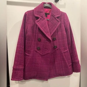 Marc by Marc Jacobs Women's Pea Coat Pink/Purple Size S - Picture 1 of 7