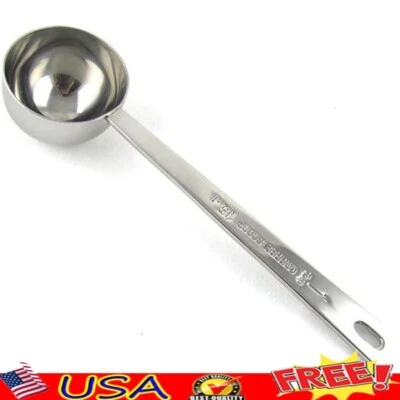 Cuchara medidora de acero inoxidable 1 cucharada cucharada de café duradera fácil de usar Foto 1 de 4