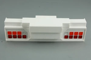 Pour camion Tamiya RC 1:14 kit 2 essieux pare-chocs arrière + feux arrière LEGO - Photo 1/2