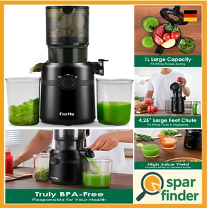 Entsafter SLow Juicer für Obst & Gemüse, 1L, BPA-frei 200W - Einfache Reinigung - Bild 1 von 8