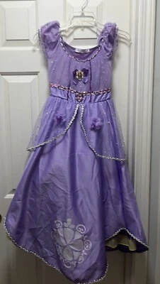 Disney Sofía la Primera Disfraz de Halloween de Lujo Niñas Hermoso Vestido Foto 1 de 4