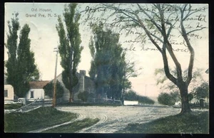 Grand Pre Nova Scotia Postkarte 1912 Straßenansicht blaue Nase Serie von Davis - Bild 1 von 2