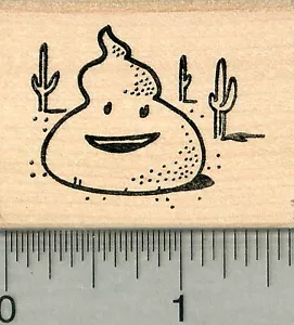 Emoji de caca en el desierto, serie sandbox E34517 WM - Imagen 1 de 1